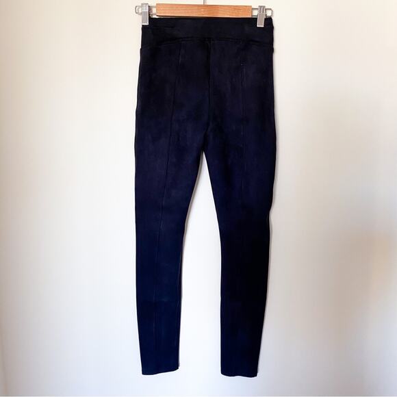 NWT Spanx Navy Faux Suede Leggings - Picture 4 of 8